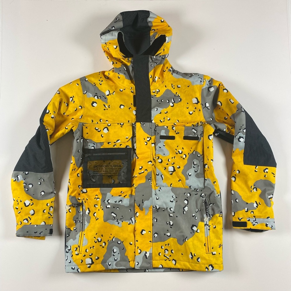 DC Defiant Jacket Camo Yellow Rare Size Medium